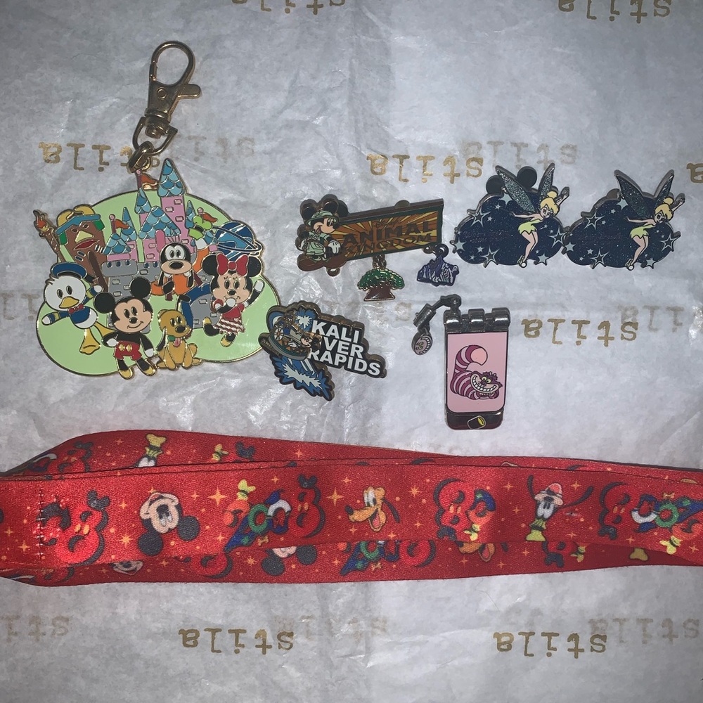 Walt Disney World Pin and Lanyard Set